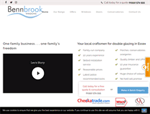 Tablet Screenshot of bennbrookwindows.co.uk
